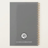 Modern Band Geek Musical Instrument Uw eigen naam Planner (Achterkant)