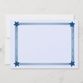 Modern BAPTISM-evenementuitnodiging Kaart (Achterkant)