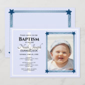Modern BAPTISM-evenementuitnodiging Kaart (Voorkant / Achterkant)