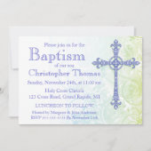 Modern Baptism Invitation Kaart (Voorkant)