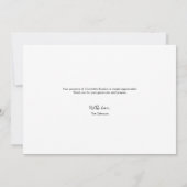 Modern Baptism Script Custom Photo Bedankkaart (Achterkant)