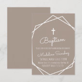 Modern Baptism - Uitnodiging tot uitvinding van Ba (Voorkant / Achterkant)