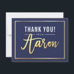 MODERN BAR MITZVAH bedankt gouden folie AARON mari<br><div class="desc">door kat massard >>> kat@simplysweetPAPERIE.com <<< Een eenvoudige, stijlvolle manier om te zeggen dank u aan uw gasten voor het bijwonen van uw kind BAR / BAT MITZVAH Setup als een sjabloon het is eenvoudig voor u om uw eigen gegevens toe te voegen, of druk op de knop aanpassen en...</div>