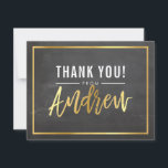 MODERN BAR MITZVAH bedankt gouden naam ANDREW grij<br><div class="desc">door kat massard >>> kat@simplysweetPAPERIE.com <<< Een eenvoudige, stijlvolle manier om te zeggen dank u aan uw gasten voor het bijwonen van uw kind BAR / BAT MITZVAH Setup als een sjabloon het is eenvoudig voor u om uw eigen gegevens toe te voegen, of druk op de knop aanpassen en...</div>