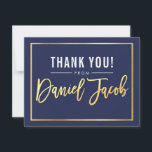 MODERN BAR MITZVAH bedankt gouden naam DANIEL<br><div class="desc">door kat massard >>> WWW.SIMPLYSWEETPAPERIE.COM <<<<<< Een eenvoudige, stijlvolle manier om dank te zeggen aan uw gasten voor het bijwonen van de BAR/BAT MITZVAH Setup van uw kind als een sjabloon is het eenvoudig voor u om uw eigen gegevens toe te voegen, of druk op de knop aanpassen en u...</div>