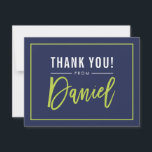 MODERN BAR MITZVAH bedankt limoen naam DANIEL<br><div class="desc">door kat massard >>> WWW.SIMPLYSWEETPAPERIE.COM <<<<<< Een eenvoudige, stijlvolle manier om dank te zeggen aan uw gasten voor het bijwonen van de BAR/BAT MITZVAH Setup van uw kind als een sjabloon is het eenvoudig voor u om uw eigen gegevens toe te voegen, of druk op de knop aanpassen en u...</div>