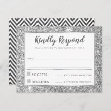 MODERN BAR MITZVAH dank u koele zilveren glitter