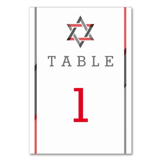 Modern Bar Mitzvah Design - Blauwgroen & zwart Kaart (Achterkant)
