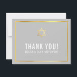 MODERN BAR MITZVAH eenvoudig dank u gouden ster gr Bedankkaart<br><div class="desc">door kat massard >> kat@simplysweetPAPERIE.com <<<<< Een eenvoudige, stijlvolle manier om te zeggen bedankt aan uw gast voor het bijwonen van de BAR/BAT MITZVAH Setup van uw kind als sjabloon is het eenvoudig voor u om uw eigen details toe te voegen, of de aanpassingsknoop te drukken en u kunt tekst,...</div>