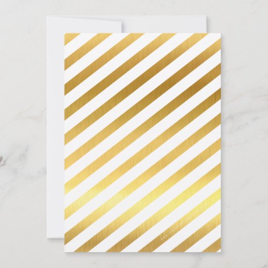 MODERN BAR MITZVAH stijlvol donkergrijs goud schri Kaart (Achterkant)