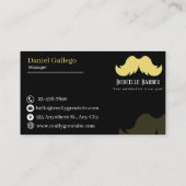 Modern Barber Business Card Visitekaartje (Achterkant)