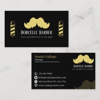 Modern Barber Business Card Visitekaartje