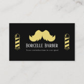 Modern Barber Business Card Visitekaartje (Voorkant)