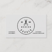 'Modern Barber' Business Card Visitekaartje (Voorkant)