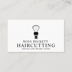 Modern Barber Hair Stylist Visitekaartje