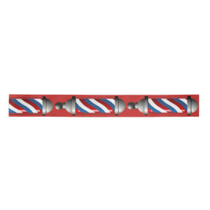 Modern Barber Pole Satijnen Lint