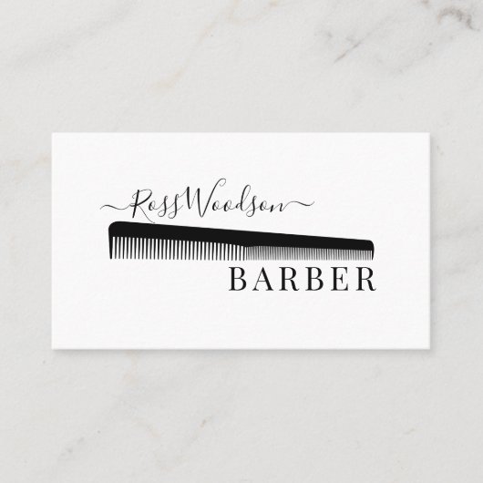 Modern Barber Visitekaartje (Voorkant)