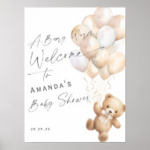 Modern Barly Wachten Geslacht Neutraal Welkomstbor Poster (Voorkant)