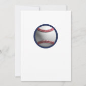 Modern Baseball Honkbalspeler Thema Verjaardag Kaart (Achterkant)