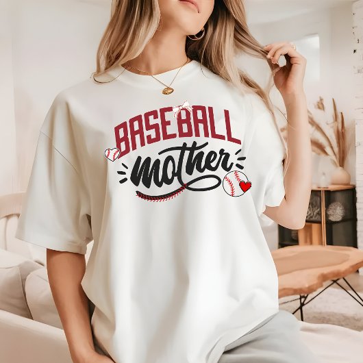 Modern Baseball Moeder Coquette Stijlvol Eenvoudig T-shirt