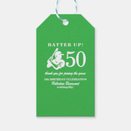 Modern Baseball Player Men's 50th Birthday Cadeaulabel