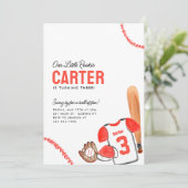 Modern Bat Glove Sport Shirt Honkbal Verjaardag Kaart (Staand voorkant)