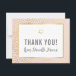 MODERN BAT MITZVAH bedankt je gouden ster roze<br><div class="desc">door kat massard >> kat@simplysweetPAPERIE.com <<<<< Een eenvoudige, stijlvolle manier om te zeggen dank u aan uw gast voor het bijwonen van de BBT MITZVAH Setup van uw kind als sjabloon is het eenvoudig voor u om uw eigen details toe te voegen, of de aanpassingsknoop te drukken en u kunt...</div>
