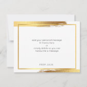 MODERN BAT MITZVAH bedankt roze geborsteld goud (Achterkant)