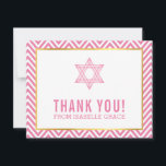 MODERN BAT MITZVAH preppy bedankt ster PINK<br><div class="desc">door kat massard >> kat@simplysweetPAPERIE.com <<<<< Een eenvoudige, stijlvolle manier om te zeggen bedankt aan uw gast voor het bijwonen van de BAR MITZVAH Setup van uw kind als sjabloon is het eenvoudig voor u om uw eigen details toe te voegen, of de aanpassingsknoop te drukken en u kunt tekst,...</div>