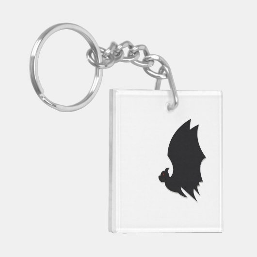 Modern bat sleutelhanger (Voorkant Links)