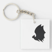 Modern bat sleutelhanger (Voorkant)