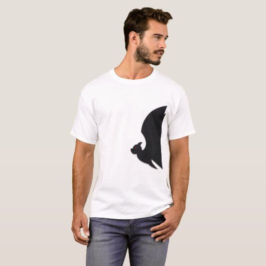 Modern bat t-shirt (Voorkant volledig)