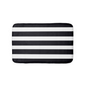 Modern Bathroom Klassiek Zwart-wit Striped Badmat (Voorkant)