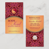 Modern Batik New age Holistic Visitekaartje (Voorkant / Achterkant)