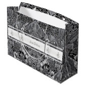 Modern BATIK Pattern Groot Cadeauzakje (Achterkant Gekanteld)