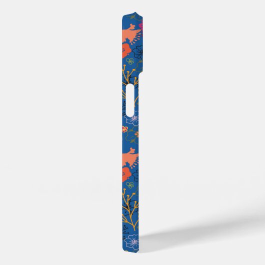 Modern Batik Victoria Blue Case-Mate iPhone Case (Achterkant / Rechts)