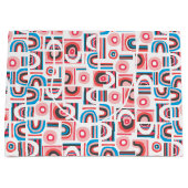 Modern Bauhaus Abstract Pattern Groot Cadeauzakje (Voorkant)