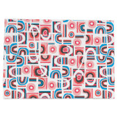 Modern Bauhaus Abstract Pattern Groot Cadeauzakje (Achterkant)