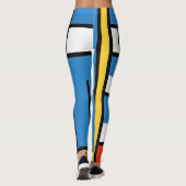 Modern Bauhaus Design 08 perfect voor Leggings (Achterkant)