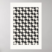 Modern Bauhaus-geïnspireerd Abstract naadloos patr Poster (Voorkant)