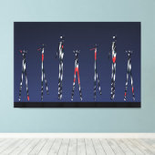 Modern Bauhaus geometric pattern  Canvas Afdruk (Insitu (Houten vloer))