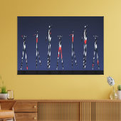 Modern Bauhaus geometric pattern  Canvas Afdruk (Insitu (Woonkamer))