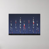 Modern Bauhaus geometric pattern  Canvas Afdruk (Voorkant)