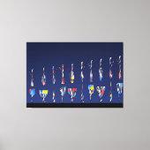 Modern Bauhaus Geometric Pattern Design  Canvas Afdruk (Voorkant)