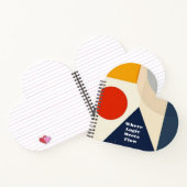 Modern Bauhaus Geometric Pattern Notitieboek (Binnen)