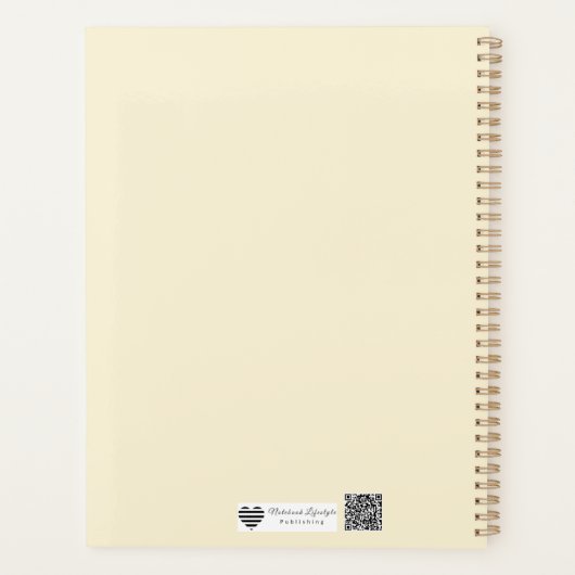 Modern Bauhaus Geometric Pattern Planner (Achterkant)