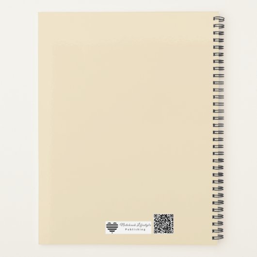 Modern Bauhaus Geometric Pattern  Planner (Achterkant)