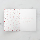 Modern Be Woofy Funny Dog Photo Christmas Folded Feestdagen Kaart (Binnen)