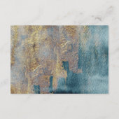 Modern Beach Abstracte huwelijksreceptie Informatiekaartje (Achterkant)