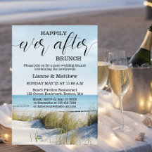 Modern Beach and Dunes Wedding Brunch